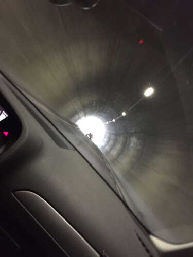 Tunnel, lys i tunnelen